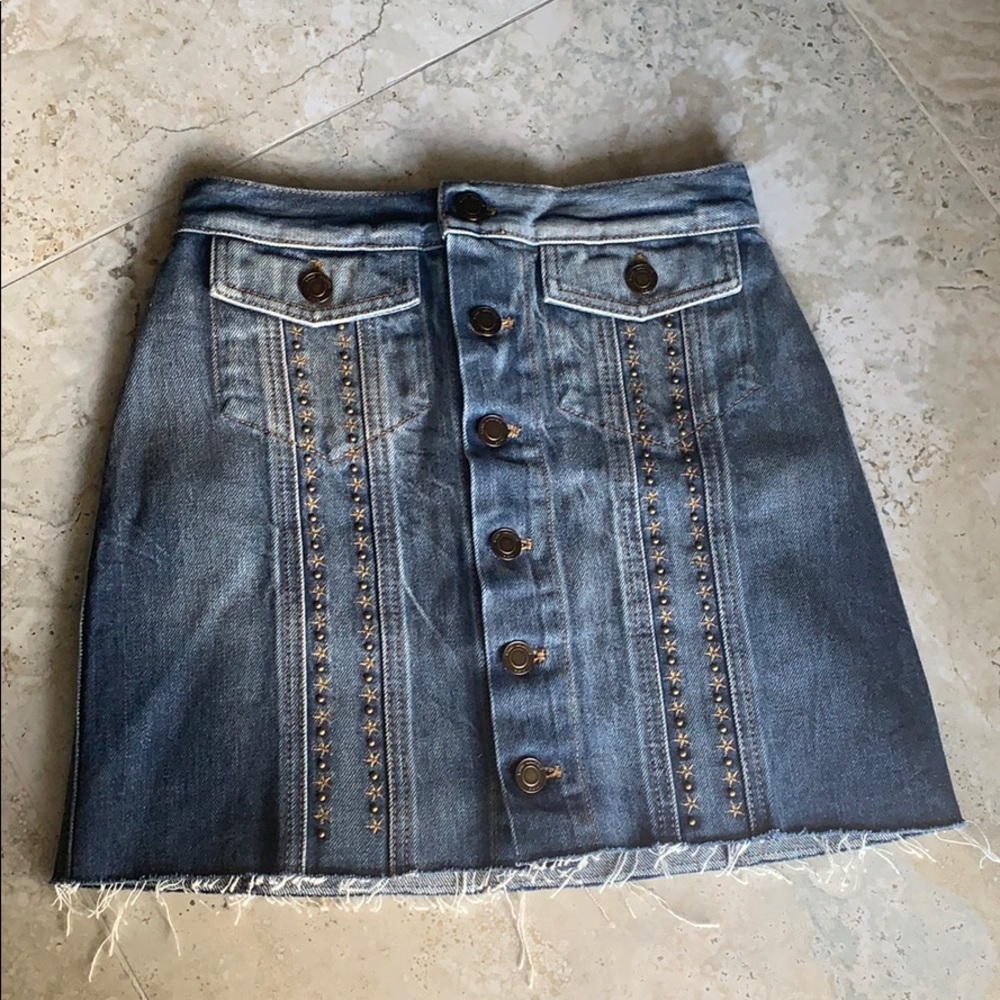 Saint Laurent denim skirt brand new never worn
